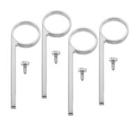 iplusmile 4 Ensembles Anneau de Doigt pour Trompette à Coulisse de Valve | Poignée Réglable Vis, Stabilité Antidérapante, Confort Ergonomique, Ajustement pour Trompette