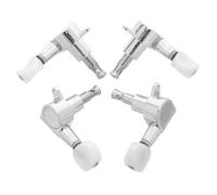 iplusmile 4 Ensembles Ukulele Tuning Pegs Full Enclosed Stainless Steel Machine Heads Precision Tuners For Acoustic String Instruments Beginners