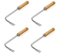 iplusmile 4 Outils De Désherbage pour Jardin Désherbage Désherbage Déracinement Désherbage en L Désherbage Multifonctionnel Désherbage