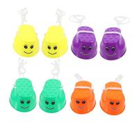 iplusmile 4 paires Seaux de Marche pour Garçon Fille Échasses Plastique Ajustables Antidérapantes pour Garçons et Filles Jouets Extérieur pour Développement Physique