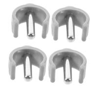 iplusmile 4 pièces Accessoires Déambulateur Clips Forme C pour Canne et Béquille Fixation pour Soutien Supplémentaire et Sécurité Installation Simple et Pratique