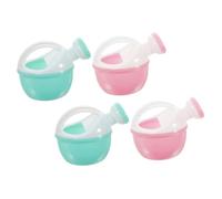 iplusmile 4 pièces Arrosoirs Plastiques pour Garçon Fille Petits Arrosoirs Légers et Durables pour Bain Plage et Jardin Poignée Adaptée Aux Mains des Tout-Petits Jouets Couleur Aléatoire