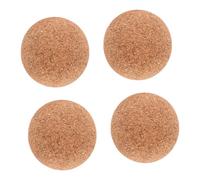 iplusmile 4 pièces Balles de Football Liège Lot de Boules Bois Naturel pour Table de Football de Table Accessoires de Remplacement Portables et pour Jeux Intérieur