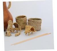 iplusmile 4 pièces Bandes de pour Vannerie Lanières Durables Matériel Naturel pour Artisanat DIY Réparation et Création de Paniers