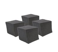 iplusmile 4 pièces Bloc Isolation Mousse Insonorisante Diffuseur Basses Fréquences pour Murs et Angles Installation Adhésive Facile pour Maison et Studio