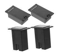 iplusmile 4 pièces Boîtier pour Batterie de Guitare et Basse Accessoire Durable et pour Pickups Actifs Support Pile Pratique pour Musiciens
