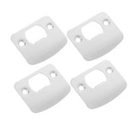 iplusmile 4 Pièces Boucle à ardillon verrouillable quincaillerie de loquets de Porte plaques de Porte pour Portes intérieures gâche de Renfort de Porte Avant Acier Inoxydable