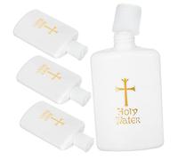 iplusmile 4 pièces Bouteilles Eau Bénite Réutilisables Décorations Baptême Flacon Bénédiction Chrétien Festival