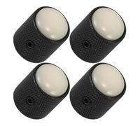 iplusmile 4 pièces Boutons de Volume Tonalité Métalliques pour Guitare Électrique de Blanc Perlé Accessoires Idéaux pour Performances Enregistrements et Pratique