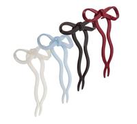 iplusmile 4 Pièces Bow French Hair Pins Lightweight U Shaped Clips Elegant For Women Daily Wear Parties