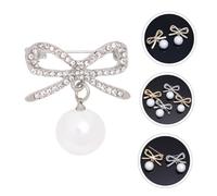 iplusmile 4 pièces Broche Noeud Épingle Corsage pour Protection Regard Accessoire Élégant pour Robe et Décolleté