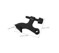 iplusmile 4 Pièces Butée de Porte Réglable Alliage de Zinc Épais Butoir K Type à Charnière Supérieure Protection Chocs pour Intérieures et Extérieures Lot