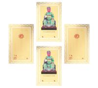 iplusmile 4 Pièces Carte de Protection Tai Sui 2027, Année du Chèvre, | Nouvel An Chinois, Format Carte Portable, Style Traditionnel Contemporain, pour Chance et Carrière