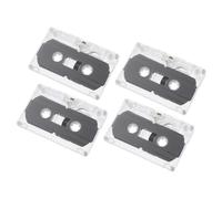iplusmile 4 Pièces Cassettes Vierges pour Enregistrement Audio Cassettes à Bande Vides De Stockage DIY
