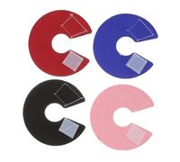 iplusmile 4 Pièces Cercle de Protection des perroquets Collier élisabéthain Oiseau cône de récupération d'oiseaux col Perroquet Collier de récupération cône de Cou d'oiseau Velours coréen