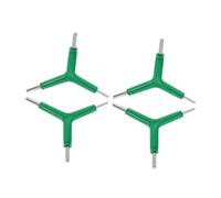 iplusmile 4 Pièces Clé Allen Y Forme Trois Voies Multifonction Légère Verte Outil Maintenance Portable pour Réparations Extérieur
