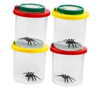 iplusmile 4 Pièces Conteneur Observation Insectes pour Garçon Fille Kit Loupe Cage à Insectes Accessoires pour Exploration pour Aventure Plein Air