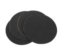 iplusmile 4 Pièces Coussinet Interface Éponge pour Ventilateur de Bureau, Éponge D'isolation Phonique, Noir, Absorption des Vibrations, du Bruit, pour Bureaux et Chambres