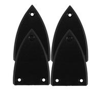 iplusmile 4 pièces Couvre Truss Rod Guitare Triangle Plastique Noir Accessoires de Remplacement pour Guitare Électrique et Basse