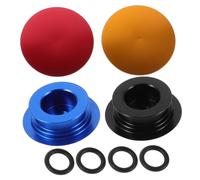 iplusmile 4 Pièces Crankset Dust Caps Alliage Aluminium Protection Anti-poussière pour Vélos de Montagne et Route Capuchons Intégrés Creux pour Central Amélioration Aérodynamique et