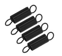 iplusmile 4 Pièces Crochet à Ressort de Porte pour Four à Micro-ondes en Métal Noir, Solution de Remplacement Cuisine