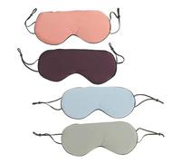 iplusmile 4 pièces de Sommeil Confortable Doux pour Peau Couvre Yeux pour Nuit Voyages