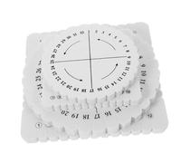 iplusmile 4 pièces Disque de Rond et Carré pour Bricolage Bracelet Macramé Outil et Réutilisable pour Tissage Corde Artisanat