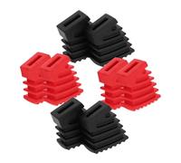 iplusmile 4 Pièces Drum Rack Leg Covers Anti-slip Plastic Feet Shock-absorbing Replacement Pads For Cymbal Stands Percussion Instruments