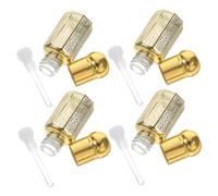 iplusmile 4 Pièces Flacons Verre Transparent avec Pipettes à Vis Flacons Rechargeables pour et Huiles Essentielles et Étanchéité pour Voyage et Usage