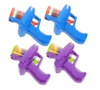 iplusmile 4 Pièces Flying Disc Launcher Set for Soft Foam Saucer Toy for Safe Outdoor Beach Games and Family Fun