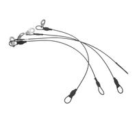 iplusmile 4 Pièces Goupille de Verrouillage pour Enceinte à Line Array, | Câble de Retenue à Dégagement Rapide, Renfort Fiable, pour Installations Scéniques et Configurations Matérielles Complexes