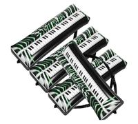 iplusmile 4 pièces Instruments de Musique Gonflables PVC pour Fête Clavier Électronique Gonflable Résistant Décoration Légère et Flottante pour Événements à Thème et Soirées Tropicales