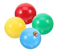 iplusmile 4 pièces Joystick Game Stick Ball pour Manette Couleurs Rouge Jaune Bleu Vert Tête de Remplacement pour Console et Arcade Installation Facile Compatible Multi-Plateformes
