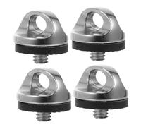iplusmile 4 pièces Kit Vis de Fixation Zinc pour Sangle de Cou Appareil Photo Rapide et Compatible Dragonne Anneau Caméra et Courroie Serrage