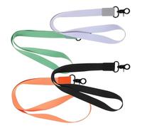 iplusmile 4 pièces Lot de Cordons Tour de Cou pour Clés et Badges Polyester Coton Porte-clés Multifonctionnel Léger et Pratique Design Élégant pour Usage Professionnel et Quotidien