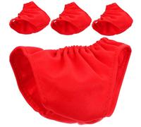 iplusmile 4 pièces Lot de Culottes pour Poupée sous Vêtements Miniatures Tissu Accessoires Habillage pour Compatible Rouge