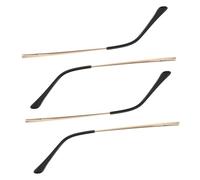 iplusmile 4 Pièces Metal Eyewear Frame Temples Double Tooth Arms Replacement For Glasses Legs Eyeglass Arms Repair Kit