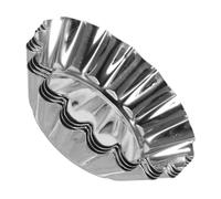 iplusmile 4 pièces Moule à Œufs Oval Alliage Aluminium Lot de Moules à Pâtisserie Réutilisable pour Gâteaux Cupcakes et Desserts