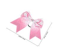 iplusmile 4 pièces Nœuds Fishtail avec pour Filles et Femmes Élastiques Cheveux pour Cheerleading Danse