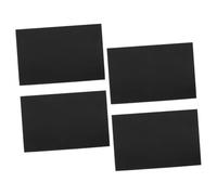 iplusmile 4 Pièces Plaque Métallique pour Gravure Laser A4 0,2mm Anodisée Noir Surface Brillante - Adaptée pour Plaques et Panneaux Décoratifs, Compatible Gravure de Haute Précision