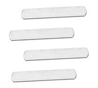 iplusmile 4 pièces Plaques Acier Lestées pour Fitness Plaques Invisibles Électrolytique Antirouille Adaptées à Gilet et Protège-Jambes Porteurs de Poids Équipement Conditionnement Physique