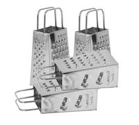 iplusmile 4 pièces Râpe à Fromage Inox Faces Poignée Ergonomique Multifonction pour Cuisine Essentielle