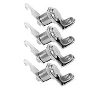 iplusmile 4 pièces Serrure à Came Zinc Alliage Verrouillage Sécurité Antivol pour Armoire Boîte Aux Lettres Placard et Coffret Électrique