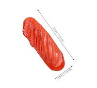 iplusmile 4 Pièces Simulated Hot Dog Food Model Realistic Sausage Props for Photography Home Party Decoration and Educational Roleplay