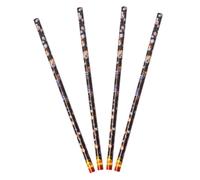 iplusmile 4 pièces Stylos Nail Art Auto-adhésifs Lot pour Pose de Décorations Ongles DIY Manucure Professionnelle et Débutants Accessoires Manucure Vernis French Couleurs Jaune Blanc Rose