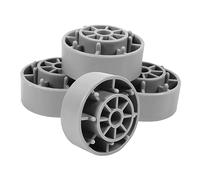 iplusmile 4 pièces Tapis de Support Antivibration pour Machine à Laver Coussin Élévateur Amortisseur pour Réfrigérateur Sèche Linge et Mobilier Hauteur