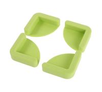 iplusmile 4 Pièces Tapis en silicone antidérapant coussins en silicone patins de meubles tapis de planche à découper Gel de silice Vert clair