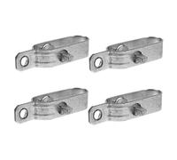 iplusmile 4 Pièces tendeur de Fil métallique tendeur de câble Robuste tendeur de Fil d'acier de Jardin tendeurs de câble métallique tendeur de matériel fonderie Silver