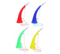 iplusmile 4 Pièces Trompette de Soutien, en Plastique avec Lanyard | Son Puissant et Portable, Usage Multi-scènes, pour Fête de Remise de Diplôme et Rencontres Sportives