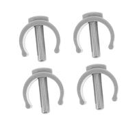 iplusmile 4 Pièces Verrous à Goupille Forme C pour Cannes de Marche et Déambulateurs, Accessoires en Abs et Acier, Usage Polyvalent et Entretien Facile